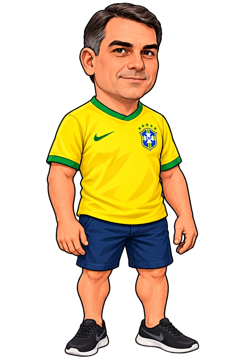 Caricatura de Flávio