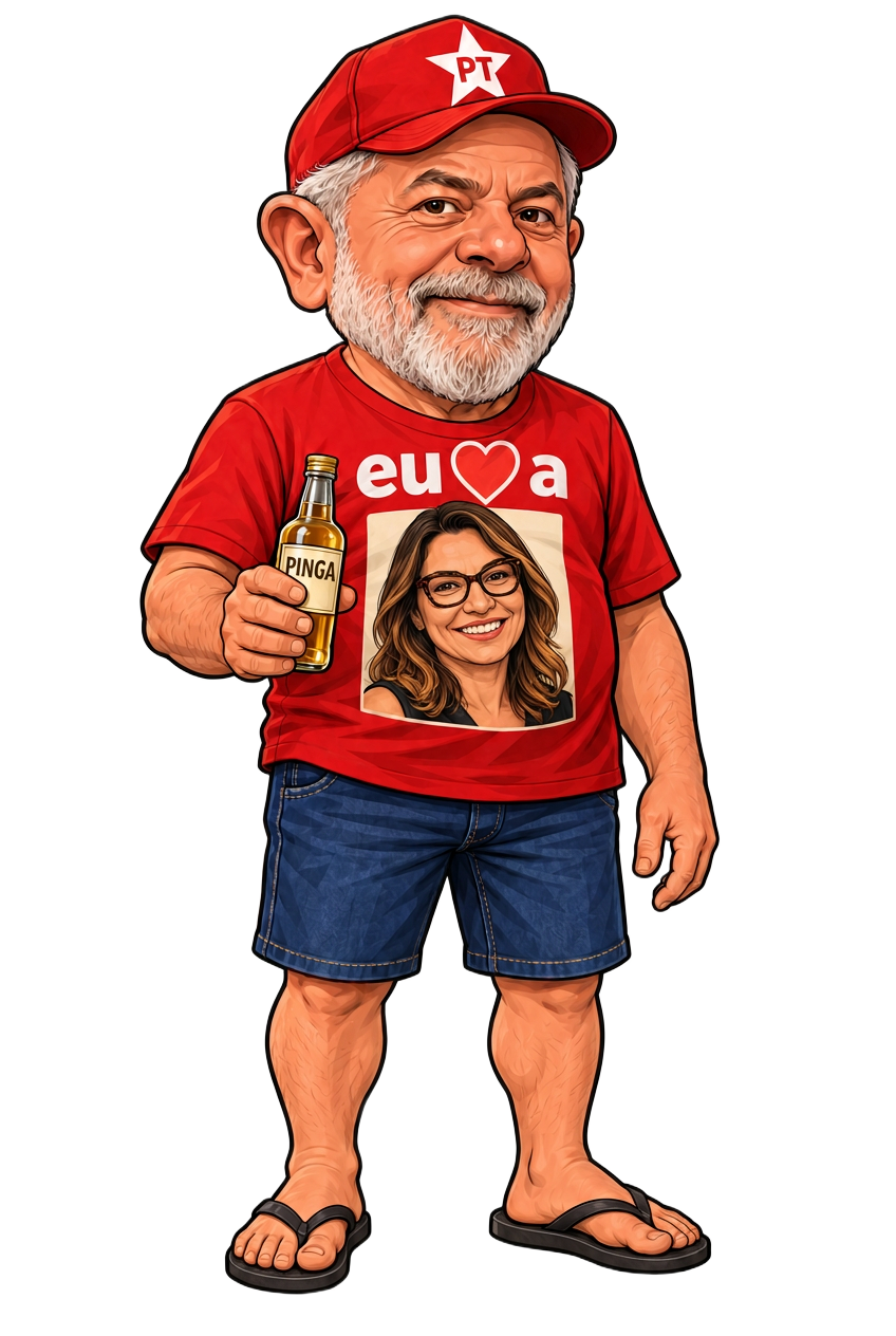 Caricatura de Lula